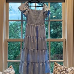 Never Been Worn Light Blue Maxi Dress